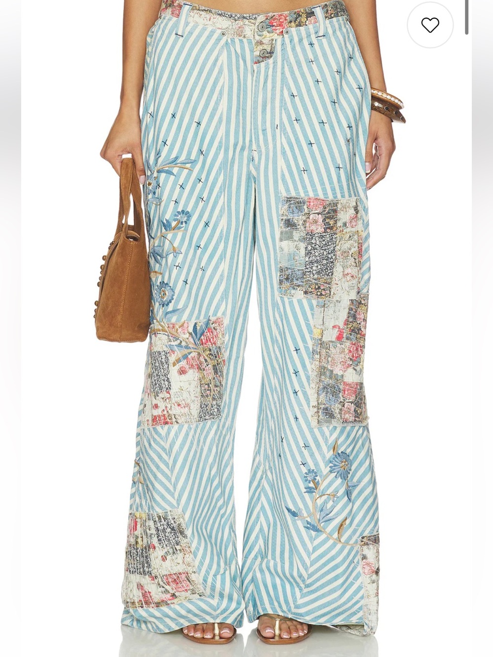 NWT Free People x Runyon Patched Pant, Size 8 - Picture 7 of 8